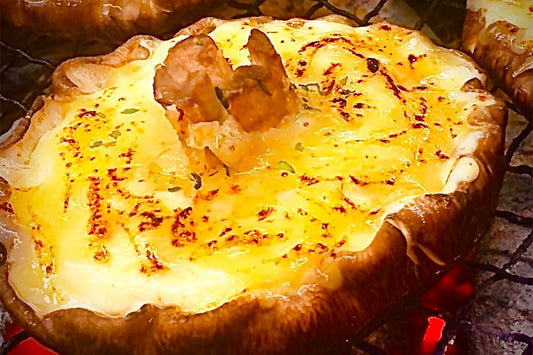 ［46］白いグラタンチーズしいたけ焼き